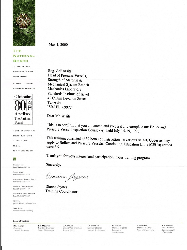 ASME Boilers & Pressure Vessels Inspection